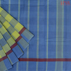 Green & Blue Kanchi Cotton Saree