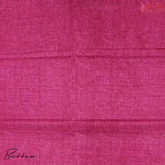 Dark Violet Soft Patola Silk Cotton Dress Material