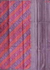 Tricolor Banaras Tussar Silk Saree