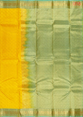 Yellow Kanchipuram Silk Saree