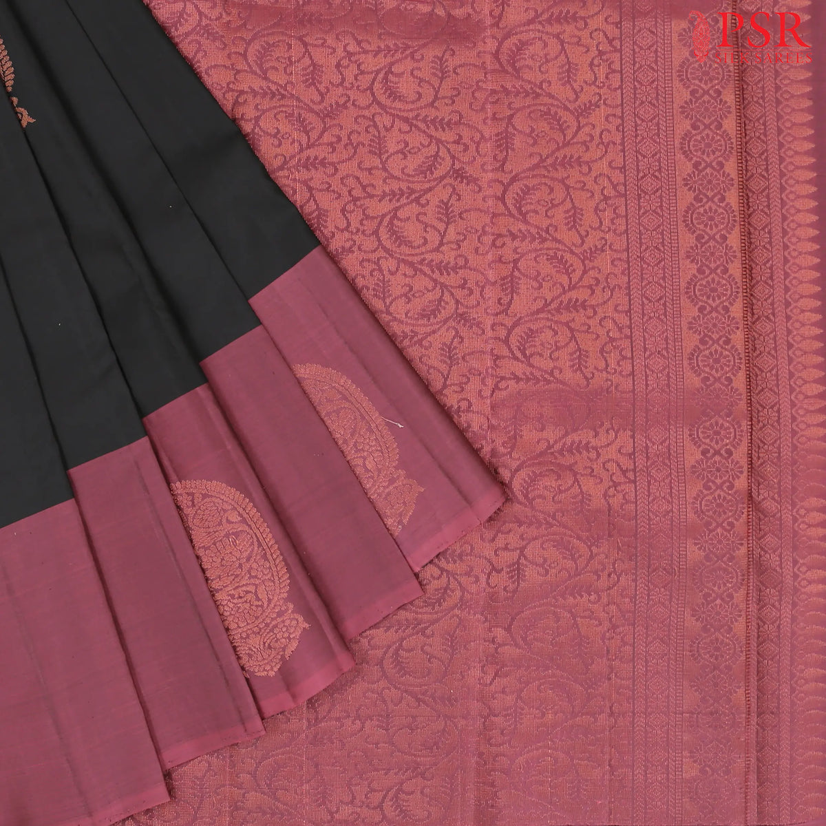 Black Soft Silk Mix Saree