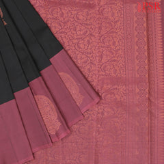 Black Soft Silk Mix Saree
