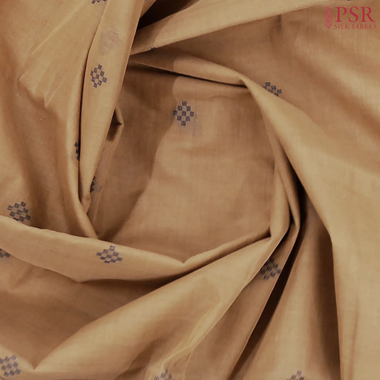Tan Kanchi Cotton Saree