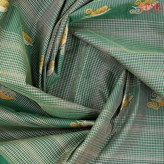 Dark Green Kovai Cotton Saree