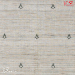 Olive Green Ghicha Tassar Saree
