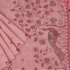 Turkish Rose Ghicha Cotton Saree
