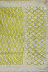 Limeade Mau Kadi Georgette Saree