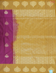 Burgundy Soft Art Silk Saree