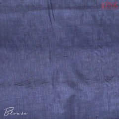Grey Banaras Tussar Silk Saree