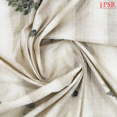 Pearl Beige Ghicha Cotton Saree
