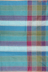 Multicolor Linen Saree