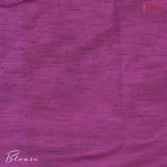 Mauve Grey Jute Art Silk Saree