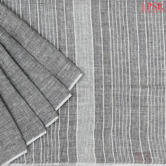 Grey Linen Saree