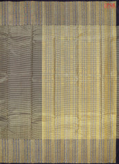 Dark Cedar Brown Kanchipuram Silk Saree