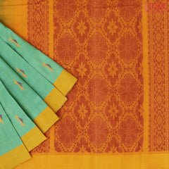 Sea Green Kanchi Cotton Saree
