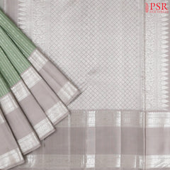 Laurel Green Kanchipuram Silk Saree
