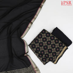 Black Georgette Dress Material