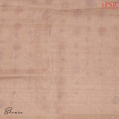 Pastel Beige Semi Tussar Saree