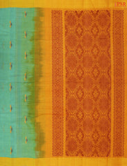 Sea Green Kanchi Cotton Saree