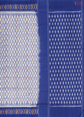 Light Indigo Ikkat Cotton Saree