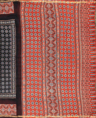 Black Jaipur Cotton Printed Saree