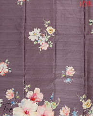 Mauve Purple Semi Tassar Dress Material