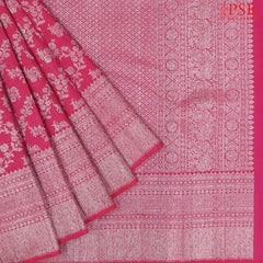 Ruby Pink Kanchipuram Silk Saree