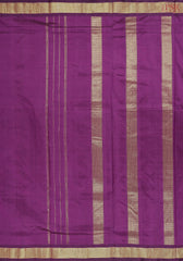 Dark Purple Nine Yards Pure Silk Saree