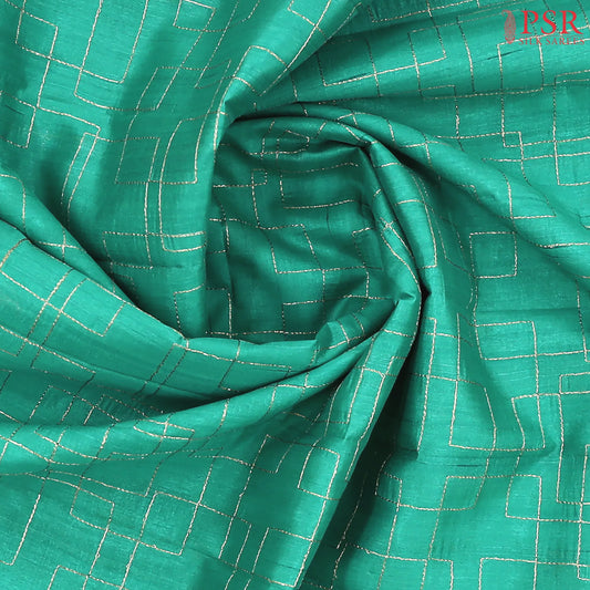 Green Kosa Embroidery Saree