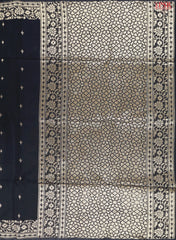 Black Semi Silk Cotton Saree