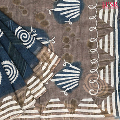 Prussian Blue Kota Saree