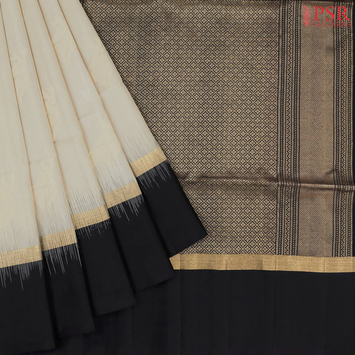 Tussar Beige Soft Silk Saree