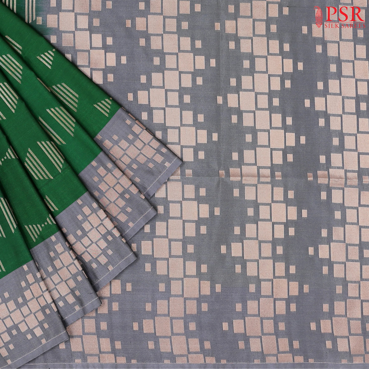 Emerald Green Soft Art Silk Saree