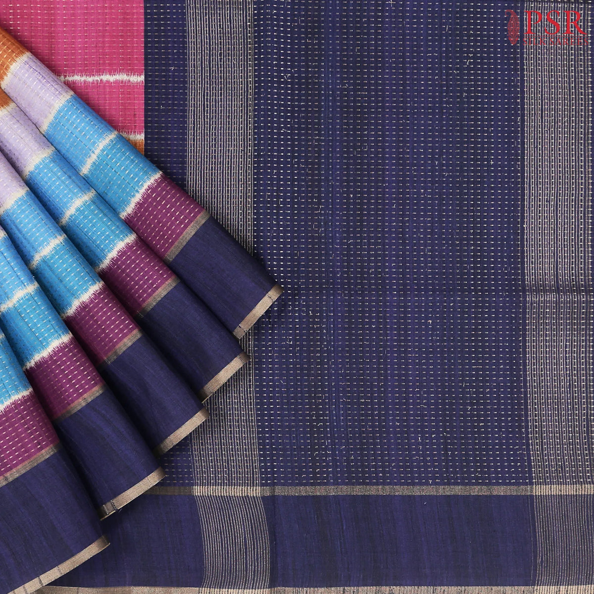 Multicolor Semi Tussar Saree