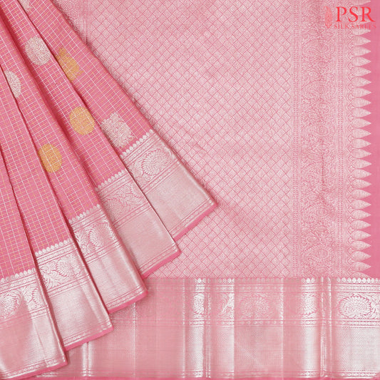 Light Pink Kanchipuram Silk Saree