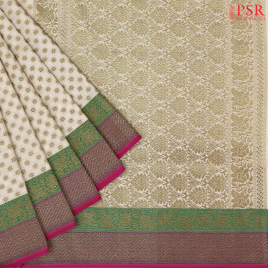 Beige Summer Silk Saree