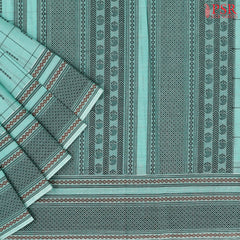 Tiffany Blue Kovai Cotton Saree