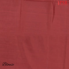 Dark Green Chiniya Silk Saree