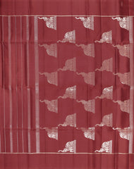 Faul Red Soft Silk Saree