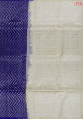Berry Blue Jute Soft Silk Saree