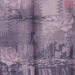 Purple & Blue Kadhi Tussar Silk Saree