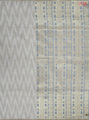 Beige Ghicha Cotton Saree