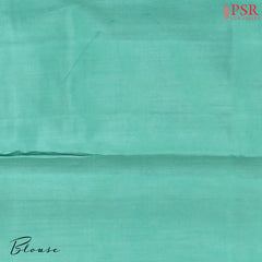Turquoise Banaras Silk Saree