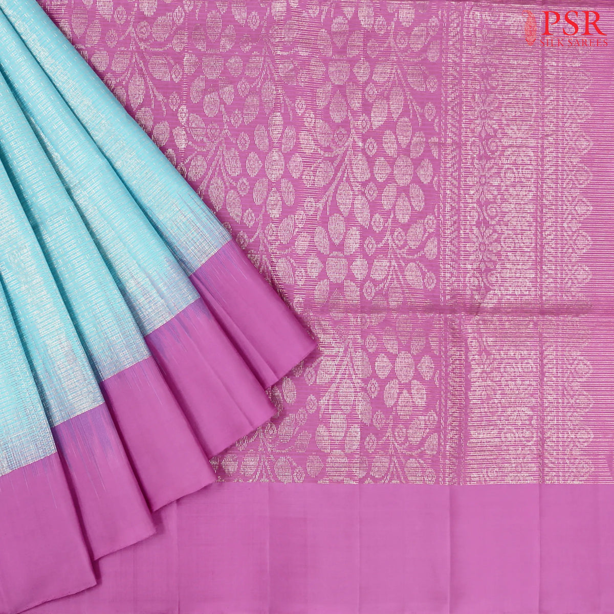 Sky Blue Soft Silk Saree