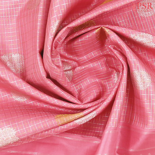 Light Pink Kanchipuram Silk Saree