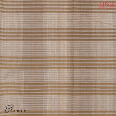 Off White Mangalagiri Cotton Saree