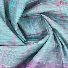 Seafoam Teal Kanchi Cotton Saree