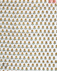 Off White Cotton Dress Material