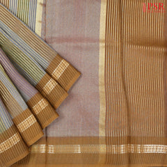 Multicolor Semi Chiniya Saree