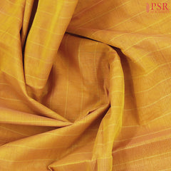 Marigold Orange Kanchi Cotton Saree